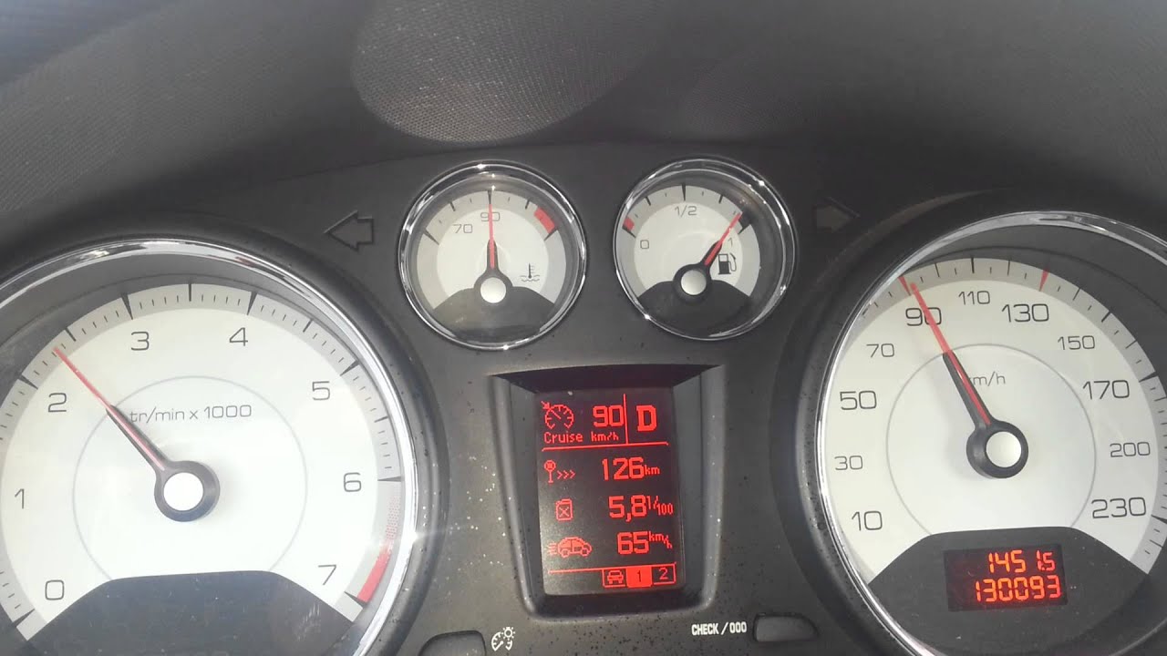 Расход peugeot 308