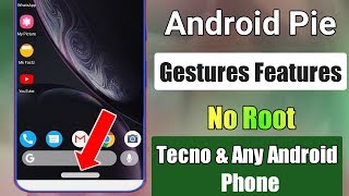 Android Pie Gestures Features on Tecno & Other Phone No Root | By Mk Factz screenshot 2