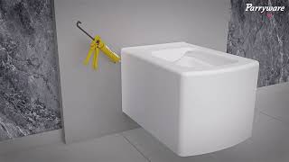 Installing The Parryware Wall Hung Wc Full Guide