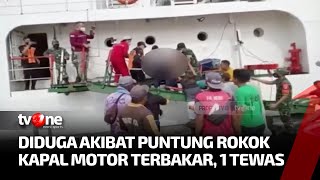 KM Sabuk Nusantara 91 Terbakar di Masalembo Sumenep, Satu Orang Tewas | Kabar Siang tvOne