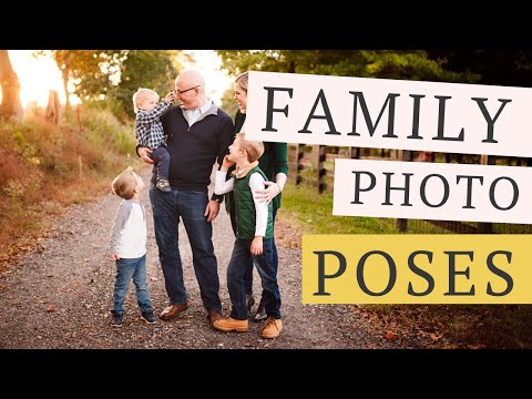 varying shades of blue work together when paired with prints and layered  cardigans | Big family photos, Family picture poses, Family photoshoot poses