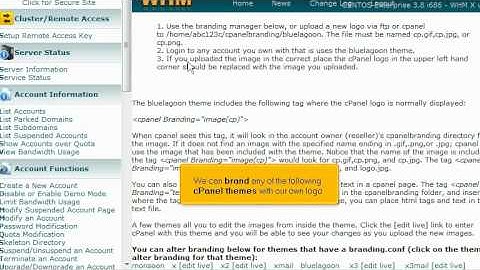 micfo | how to customize your branding in WebHostManager (WHM)