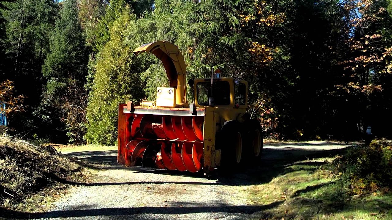 Vohl Snowblower first time after restoration of blades working YouTube