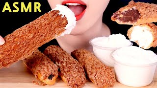 ASMR *CRUNCHY&CREAMY* CROQUANT CHOU eating sounds MUKBANG겉바속촉 쿠캣 크로칸슈 먹방咀嚼音'ザクザク'クロッカンシューを食べる