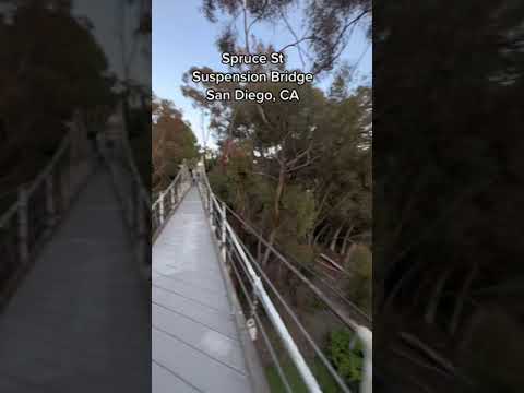 Video: Pešački mostovi Banker's Hilla i Hillcresta u San Diegu