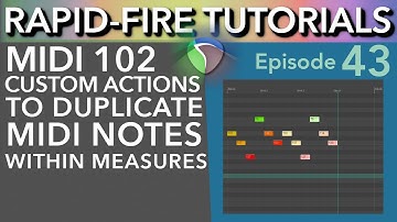 3 ways to duplicate MIDI Notes in Reaper (Rapid-Fire Reaper Tutorials Ep43)