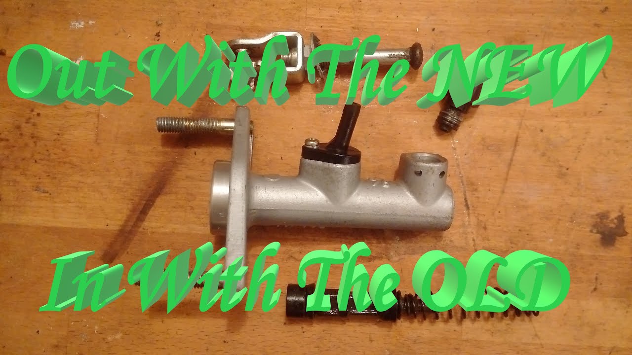Mixing Old / New Honda Fit Clutch Master Cylinder Part 14 to Make One