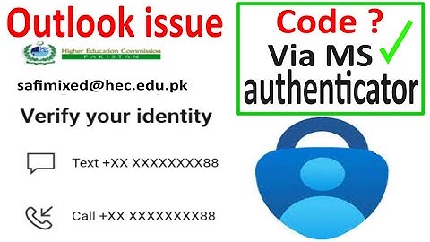 How to fix outlook verification code not received