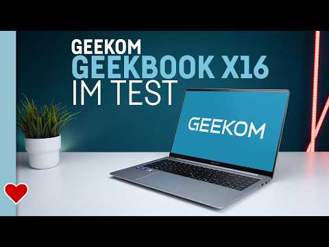 GEEKOM betritt den Laptop-Markt mit dem GeekBook X16 Pro - Und es ist schon richtig gut!