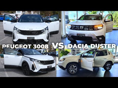 New Dacia Duster VS Peugeot 3008 Facelift 2022