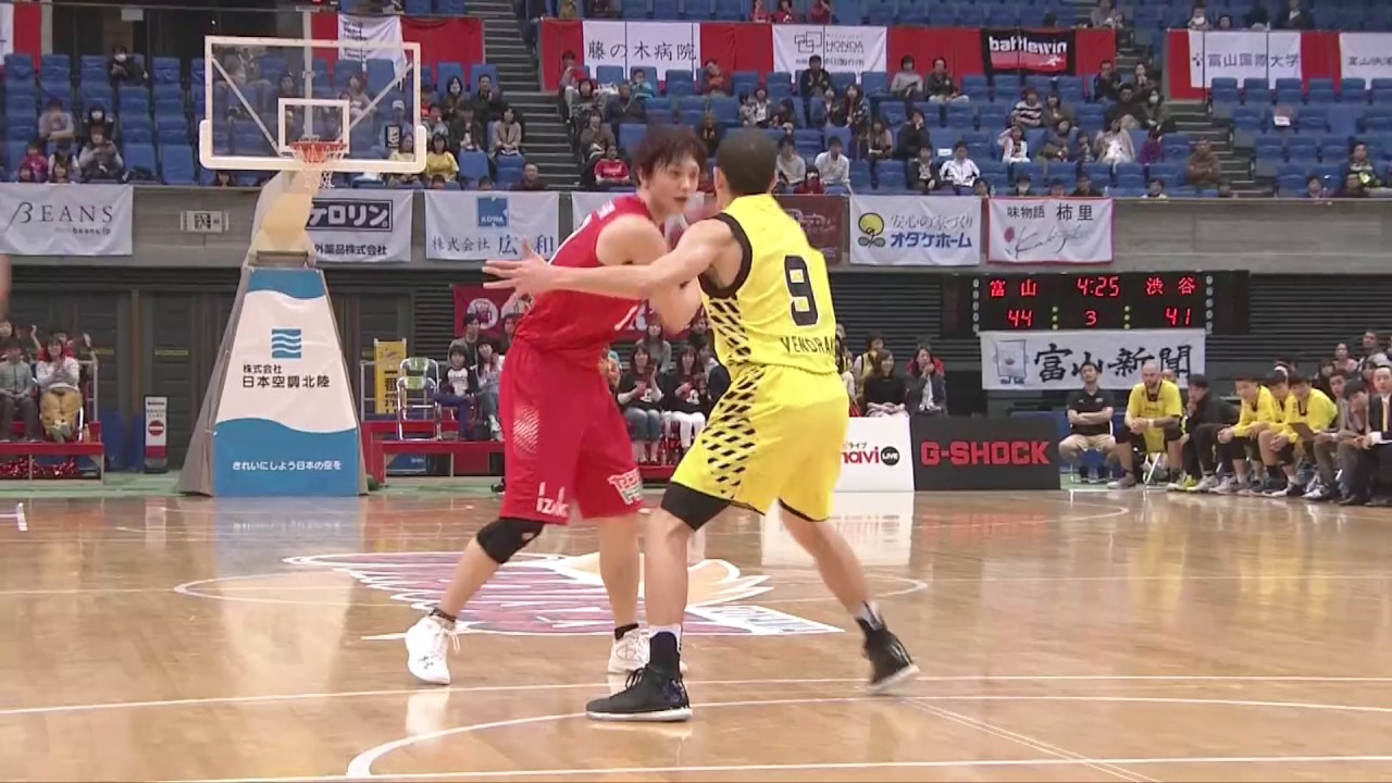 富山グラウジーズvsサンロッカーズ渋谷｜B.LEAGUE第26節GAME2Highlights｜04.02.2017 プロバスケ (Bリーグ)