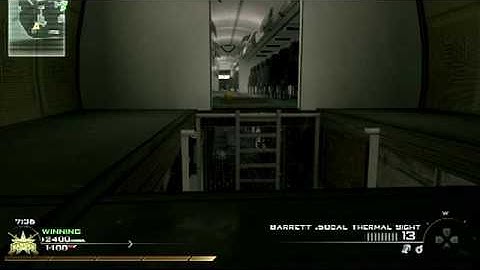 MW2 TDM - Terminal 32-2 - Barrett .50cal - I3ULL3T.mp4