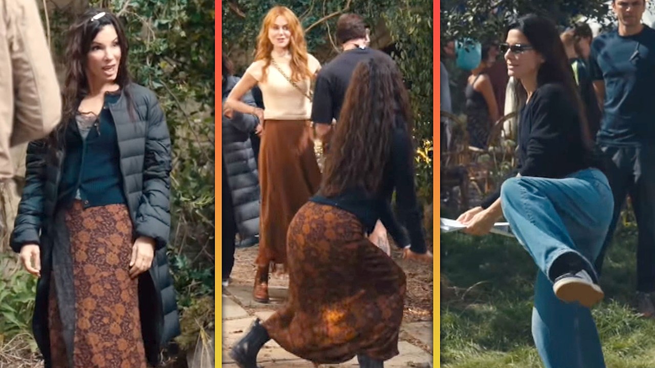 Sandra Bullock and Nicole Kidman GOOF OFF Behind the Scenes of Practical Magic 2