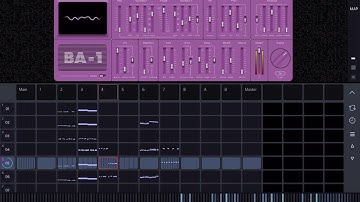 Cool #BA-1 jam with iOS MIDI Drum Sequencer #OCTACHRON again by @MythicHz ✌️☮️😎