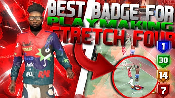 WOW AMAZING NBA 2K20 BADGES FOR PLAYMAKING STRETCH FOUR BUILD