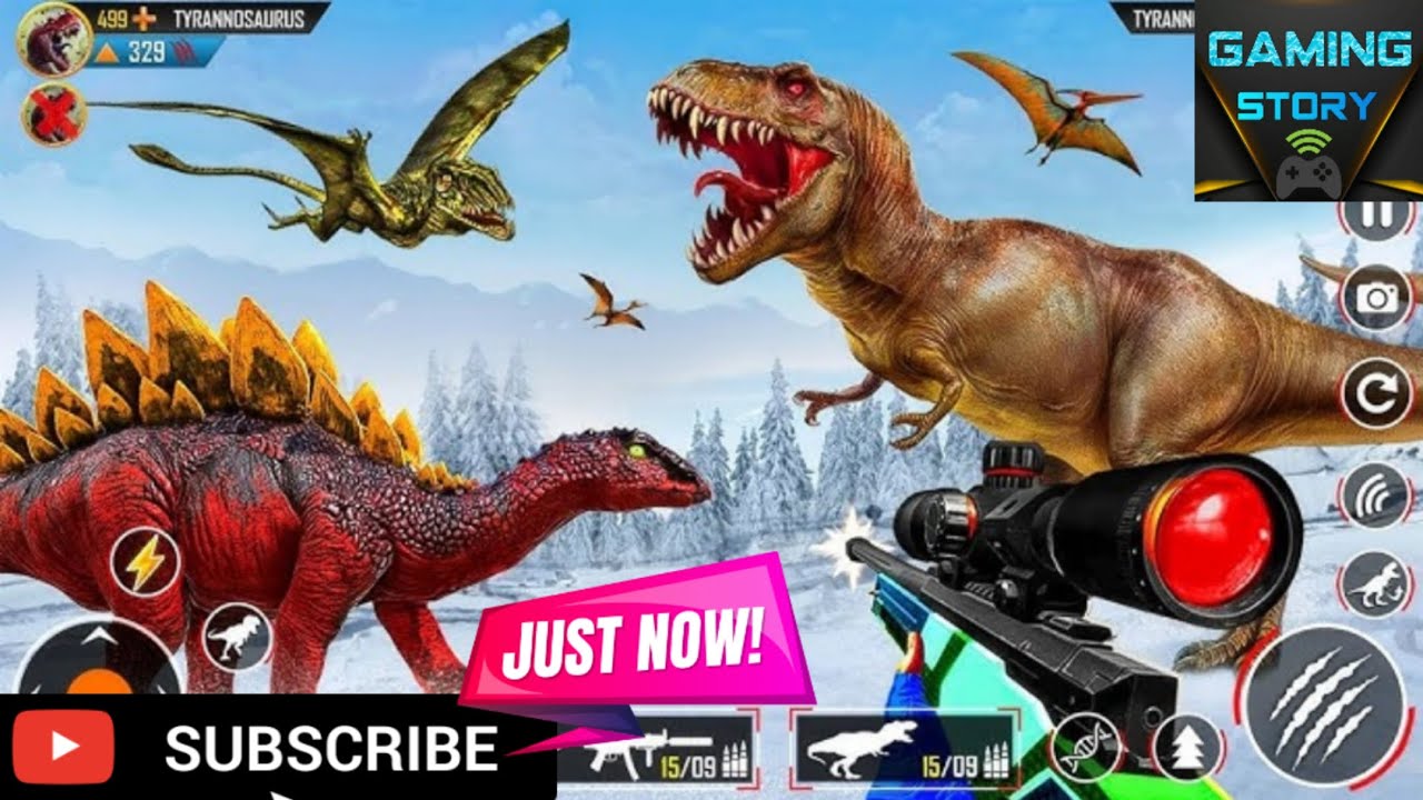 Dino Hunter - Dinosaur Wali Game Dinosaur Games Hunting Wali Game