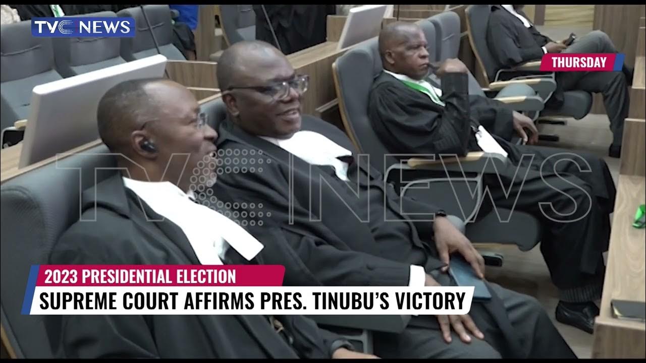 Supreme Court Affirms President Tinubu’s Victory