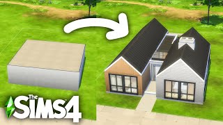 I turned this box into a complete house in The Sims 4!