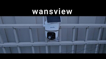 wansview  B7  Solar Camera Outdoor Wireless 2K (4939) Amazon Unboxing Video