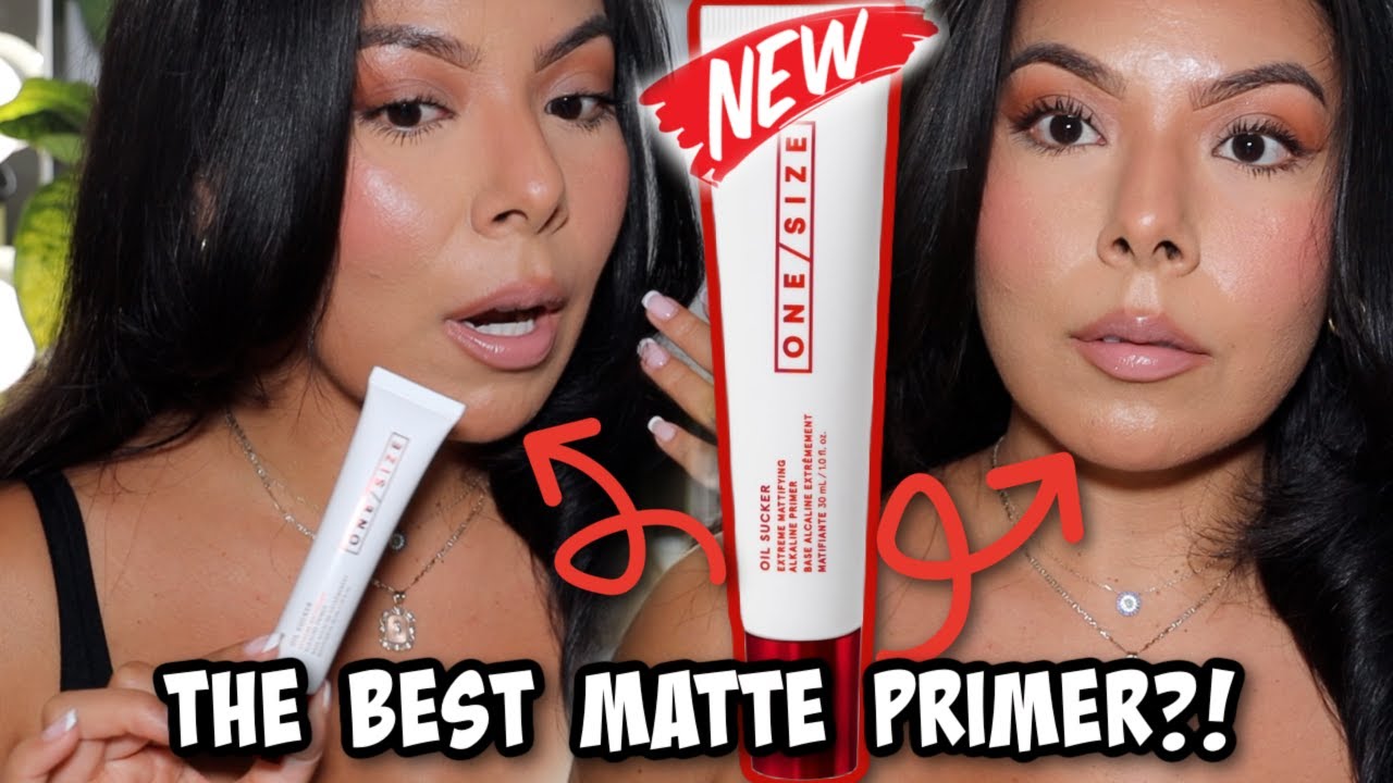NEW! ️ ONESIZEBeauty OIL SUCKER PRIMER OILY SKIN REVIEW + WEAR TEST! YouTube