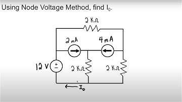 Node Voltage Method (Problem #16)