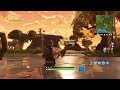 Search between a vehicle tower, rock sculpture and circle of hedges - Fortnite