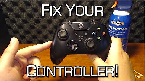 How To Fix Sticky or "Broken" Analog Sticks - Stick Drift Solution - Xbox One Controller