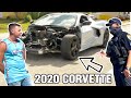 Cops pull me over in my wrecked 2020 c8 corvette