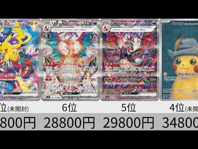 ポケカ】2023年下期 高額カードランキング【Pokémon cards】Most