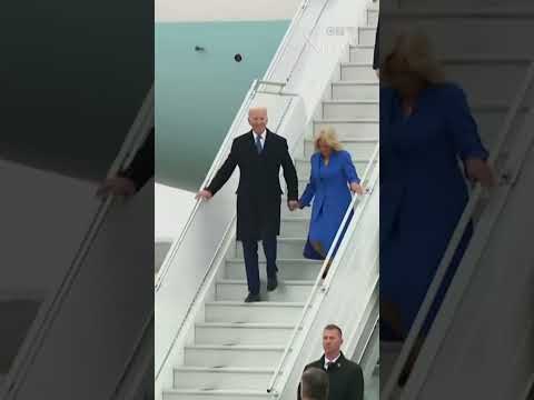 U.S. President Biden exits Air Force One into Ottawa #shorts #news