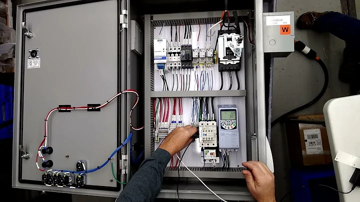 UL 508A Control Panel for 30hp Starter, 3hp Drive, and 120VAC Load