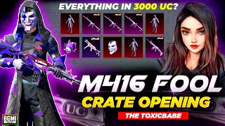 Fool Set and M416 Fool Crate Opening in BGMI 😘 | Fool mask |  #bgmi #pubgmobile #crateopening