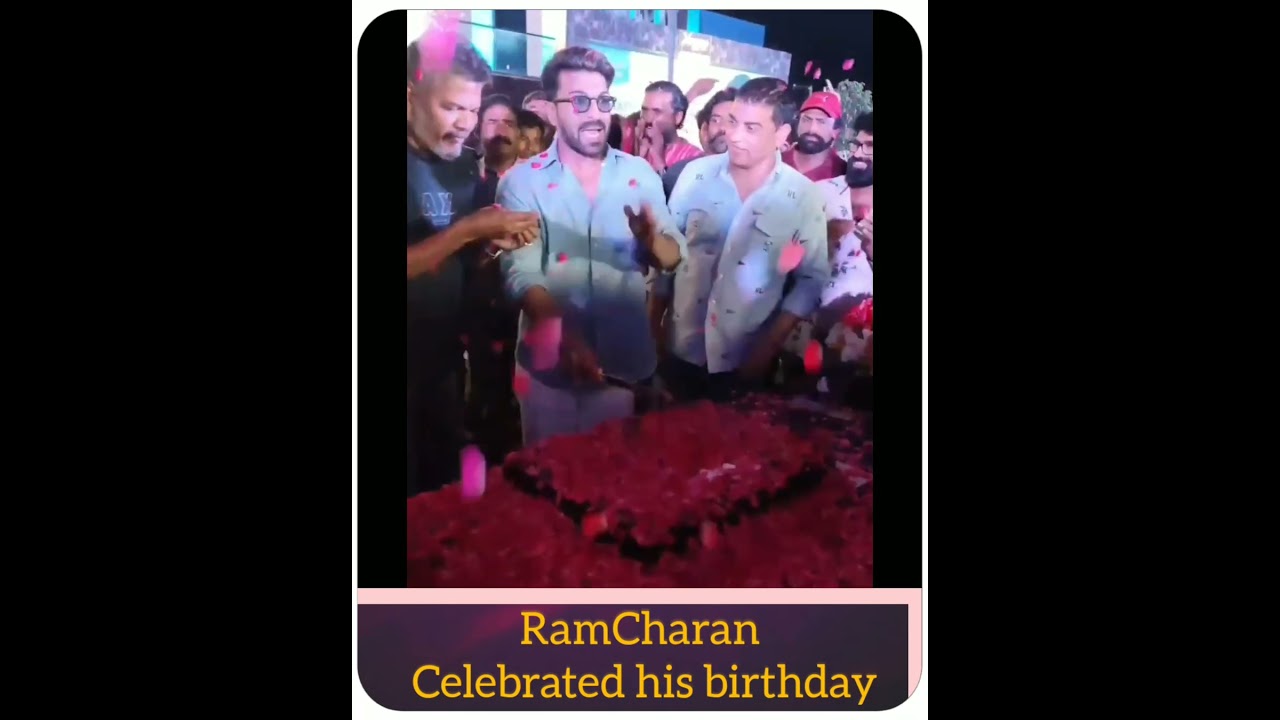 KIARA ADVANI JOINES RAM CHARAN BIRTDAY | RamCharan Celebrating his Birthday with 