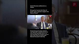 Gavin Newsom says he is a Zionist and regrets calling Israel an apartheid state