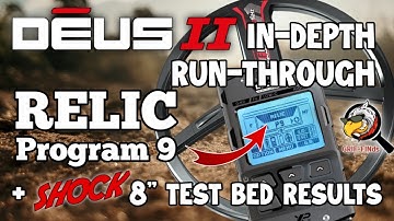 XP Deus II (2) RELIC  Program (9) In-depth run-through, Plus SHOCK test bed - Metal Detecting UK