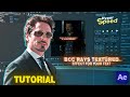 Bcc Rays Textured Text Effect | Ar Editz | AFTER EFFECTS TUTORIAL 