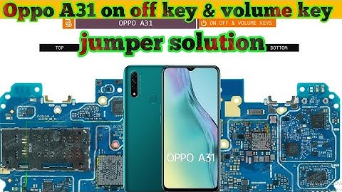 Oppo A31 on off key & volume key not working jumper solution|#thesoilboy