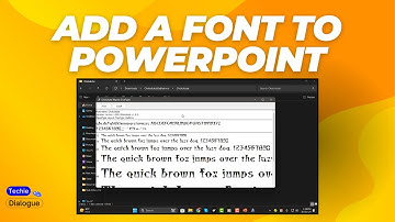 How to Add a Font to PowerPoint