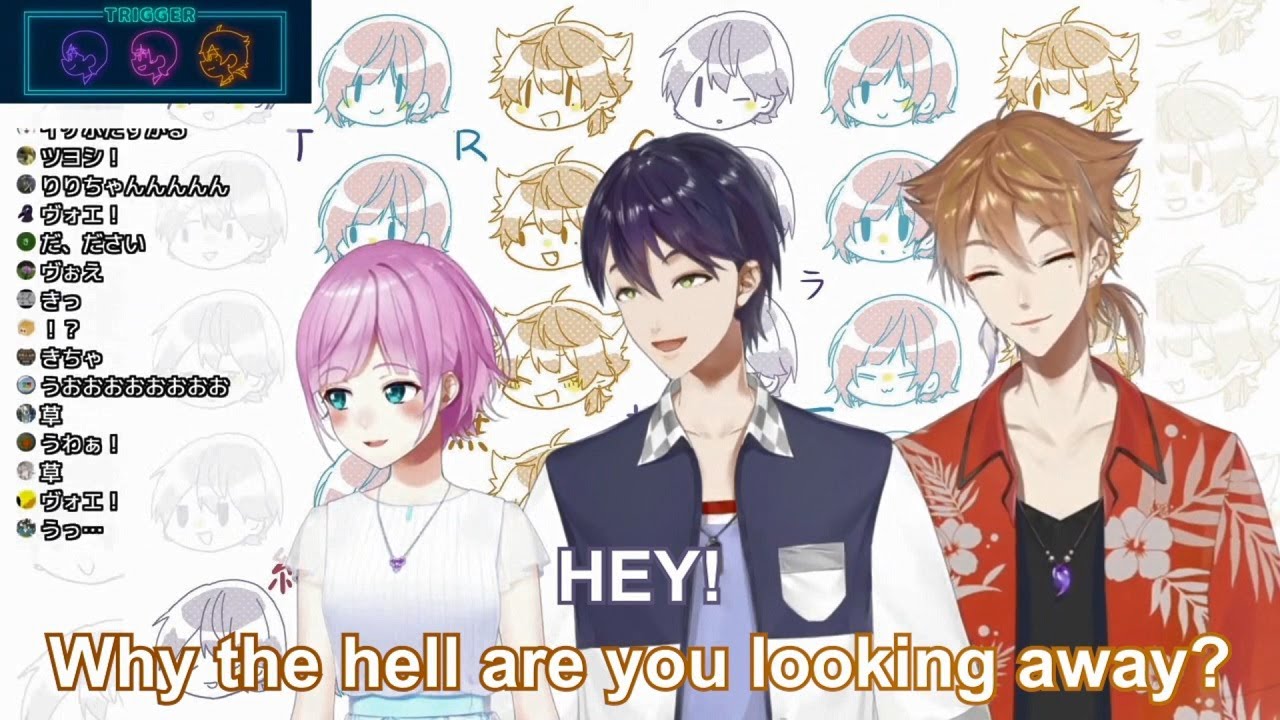 【Eng Subs】【Rev】Yuhi Riri cringes at Togabito【Kenmochi Touya Fushimi Gaku Trigger Nijisanji】