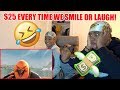 If We Laugh or Smile We Pay $25 Challenge with My Little Brothers | Clean Version