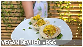 Vegan Deviled Eggs (Soy Gluten and Egg Free)