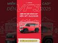 🎁Chương trình ưu đãi cuối năm dành cho VF3. Nhanh tay sắm 1 em để đi cháy phố nào.🔥#vf3 #vinfast
