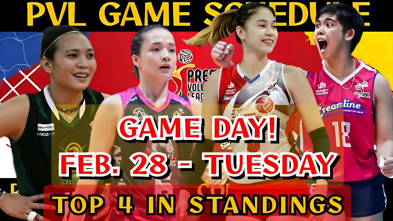 PVL 2023 SCHEDULE TODAY YouTube