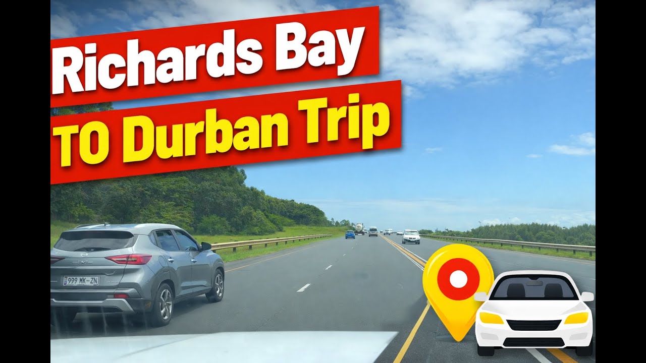 Driving from Richards Bay to Durban on the N2