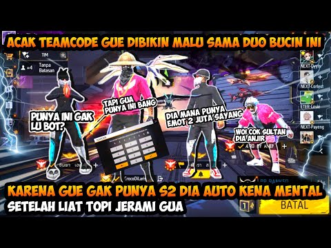 ACAK ACAK TEAMCODE GUE DIBIKIN MALU SAMA CEWEK MATRE INI DIKIRA GAK ADA S2 AUTO TOPI JERAMI KELUAR😱