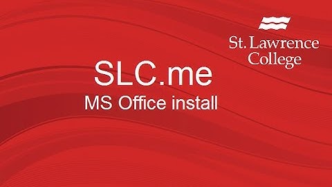 SLC.me - MS Office install