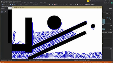 Lagrangian fluid simulation #3