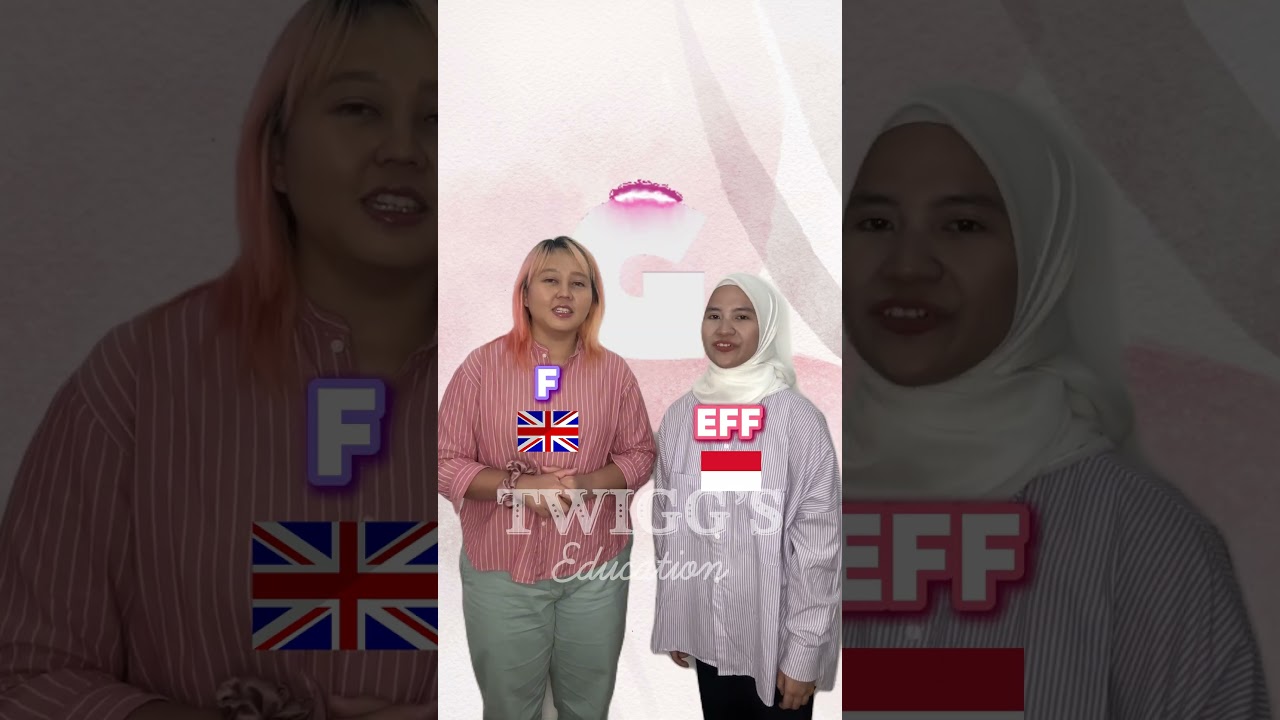 INDONESIAN ALPHABETS PRONOUNCIATION PART 1 - A-M , SAY IT LOUD! 👍🏽