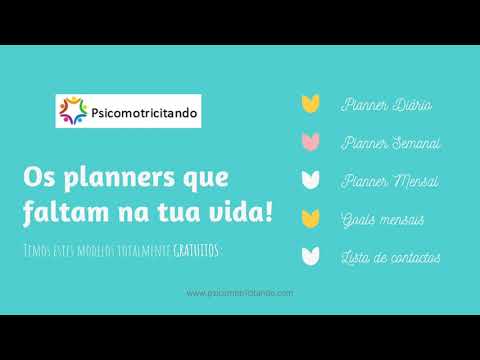 Planners gratuitos! - Free Planners