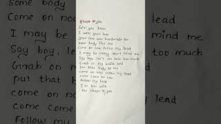 Lets Sing And Learn English - Shape Of You Ed Sheeran